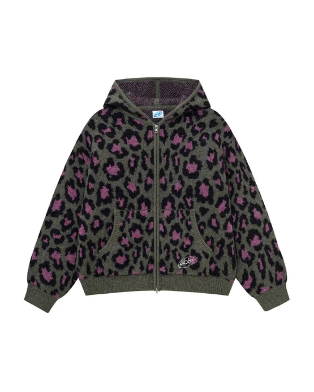 WOKE EDGE (ウォークエッジ) / Leoparad Mohair Zip Knit | 公式通販