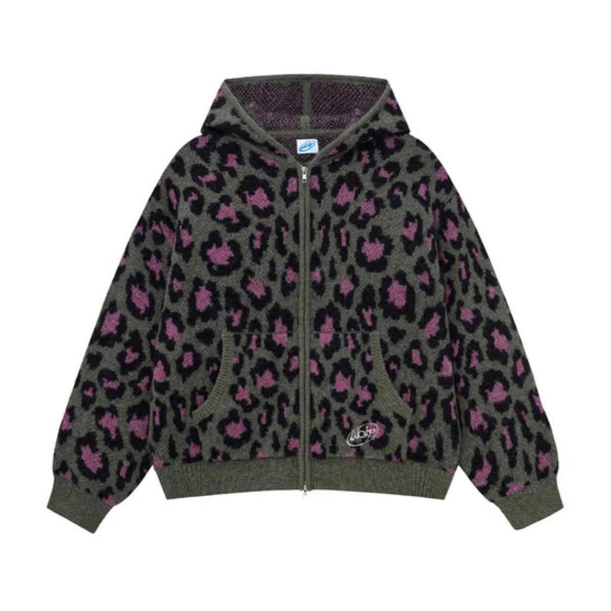 WOKE EDGE (ウォークエッジ) / Leoparad Mohair Zip Knit | 公式通販