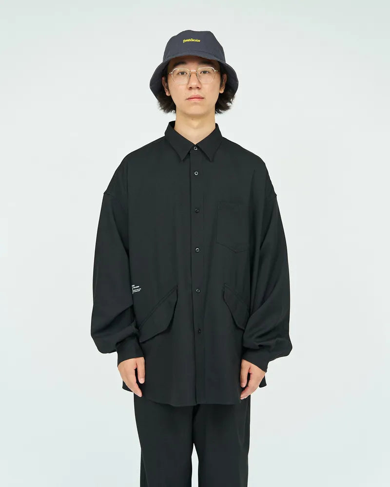 FreshService / WOOL TWILL TECH SHIRT (FSC243-50179)