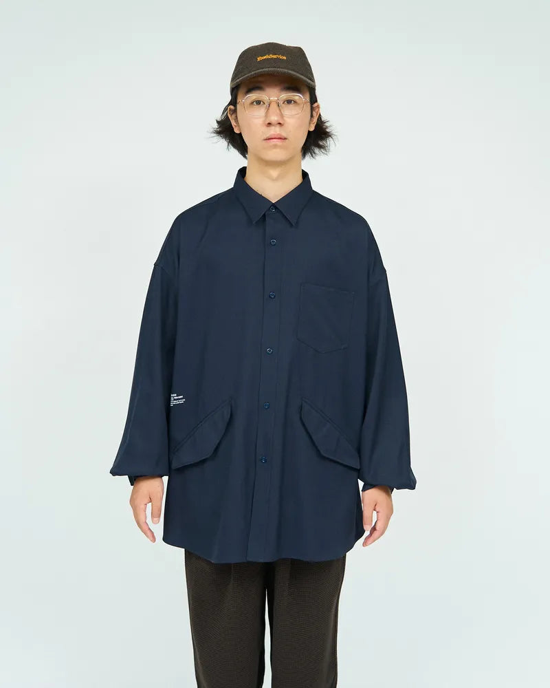 FreshService / WOOL TWILL TECH SHIRT (FSC243-50179)