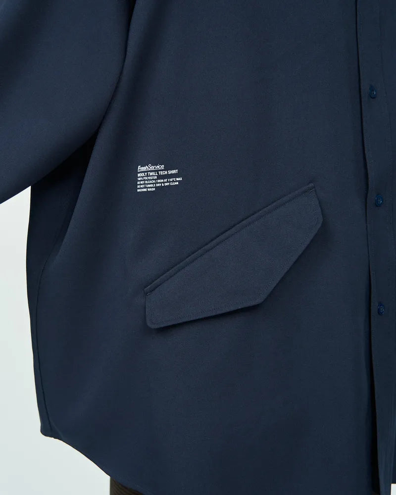 FreshService / WOOL TWILL TECH SHIRT (FSC243-50179)