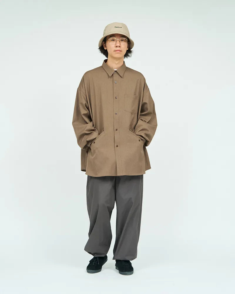 FreshService / WOOL TWILL TECH SHIRT (FSC243-50179)