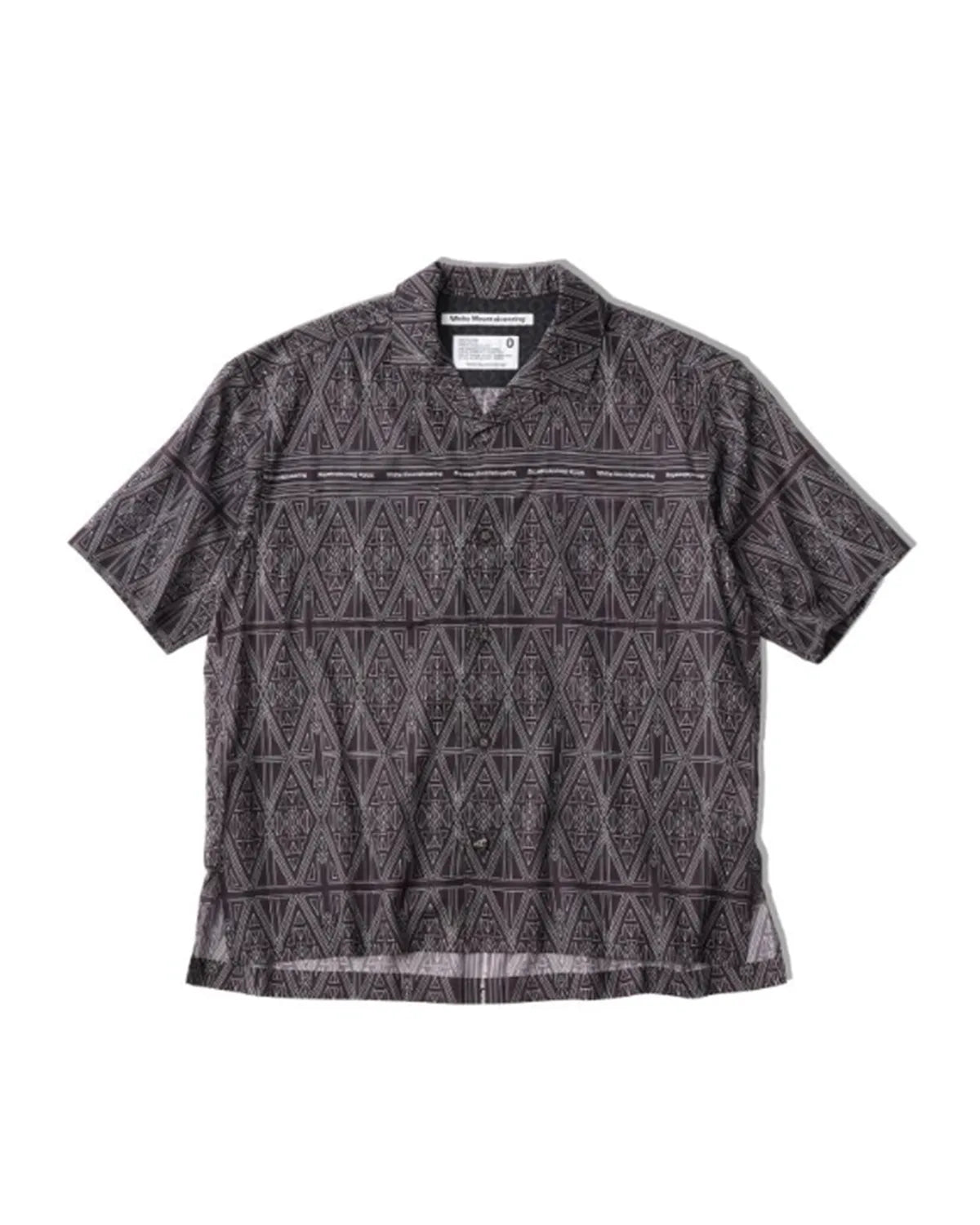 White Mountaineering  の BANDANA PATTERN OPEN COLLAR SHIRT (WM2671114)