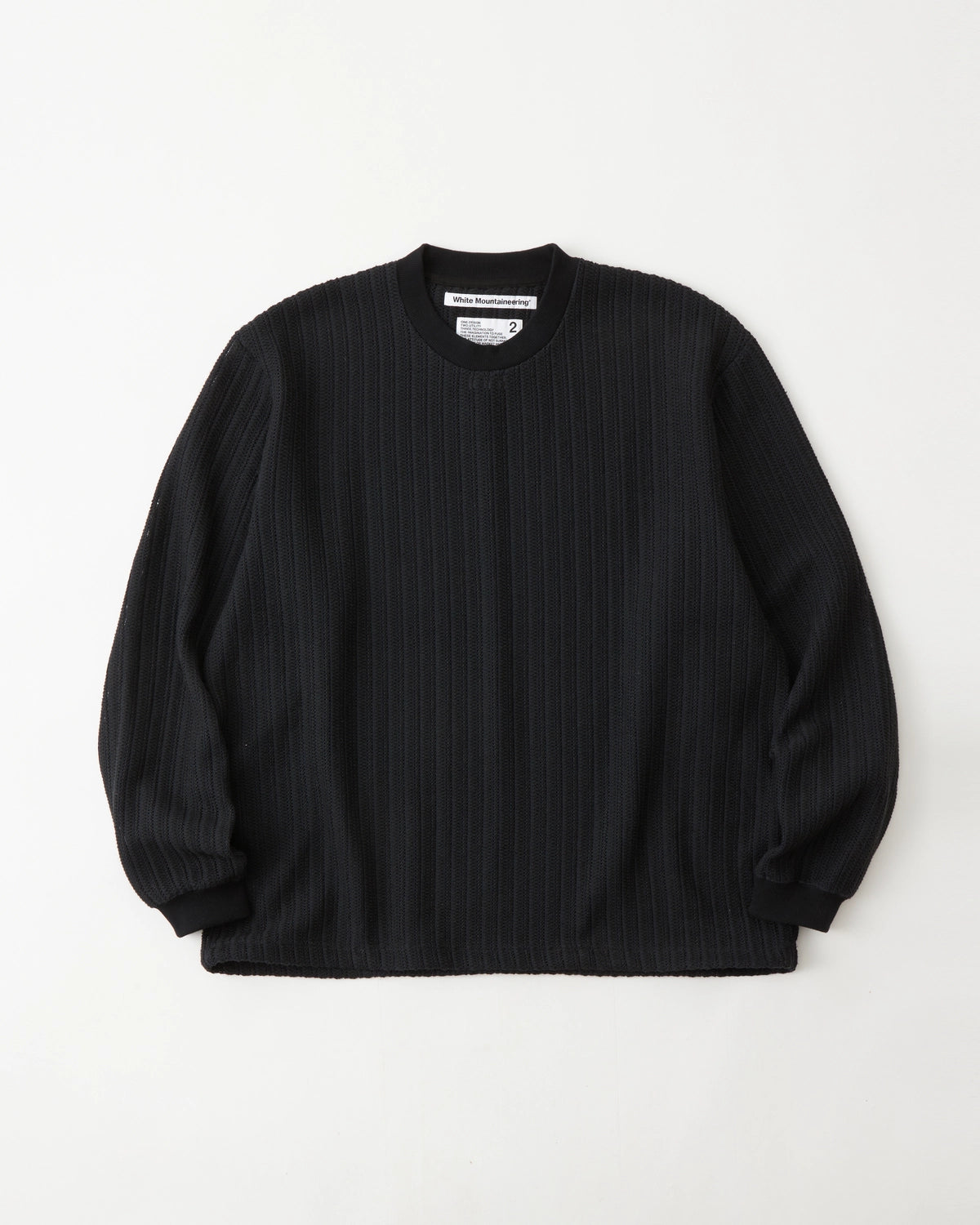 White Mountaineering  の RASCHEL SHIRRING PULLOVER (WM2571510)