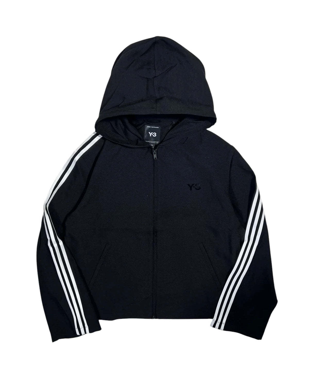 Y-3 の U HOODED TRACK TOP 3STRIPE (JW7354-APPA25)
