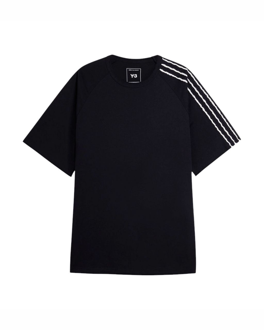 Y-3 (ワイスリー) / Y-3 RAW EDGE 3 STRIPES SHORT SLEEVE TEE | 公式