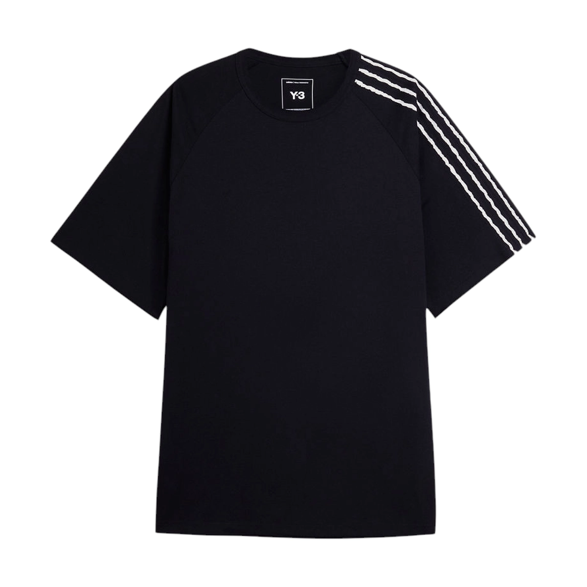 Y-3 (ワイスリー) / Y-3 RAW EDGE 3 STRIPES SHORT SLEEVE TEE | 公式 
