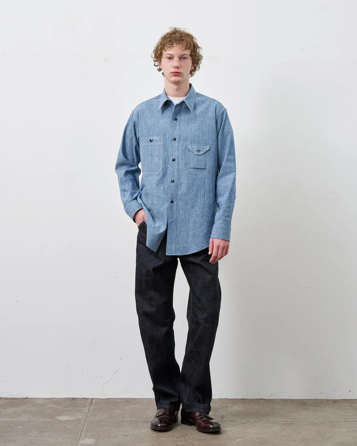 BIG YANK / Y1929 CHAMBRAY SHIRT (602-262-01)