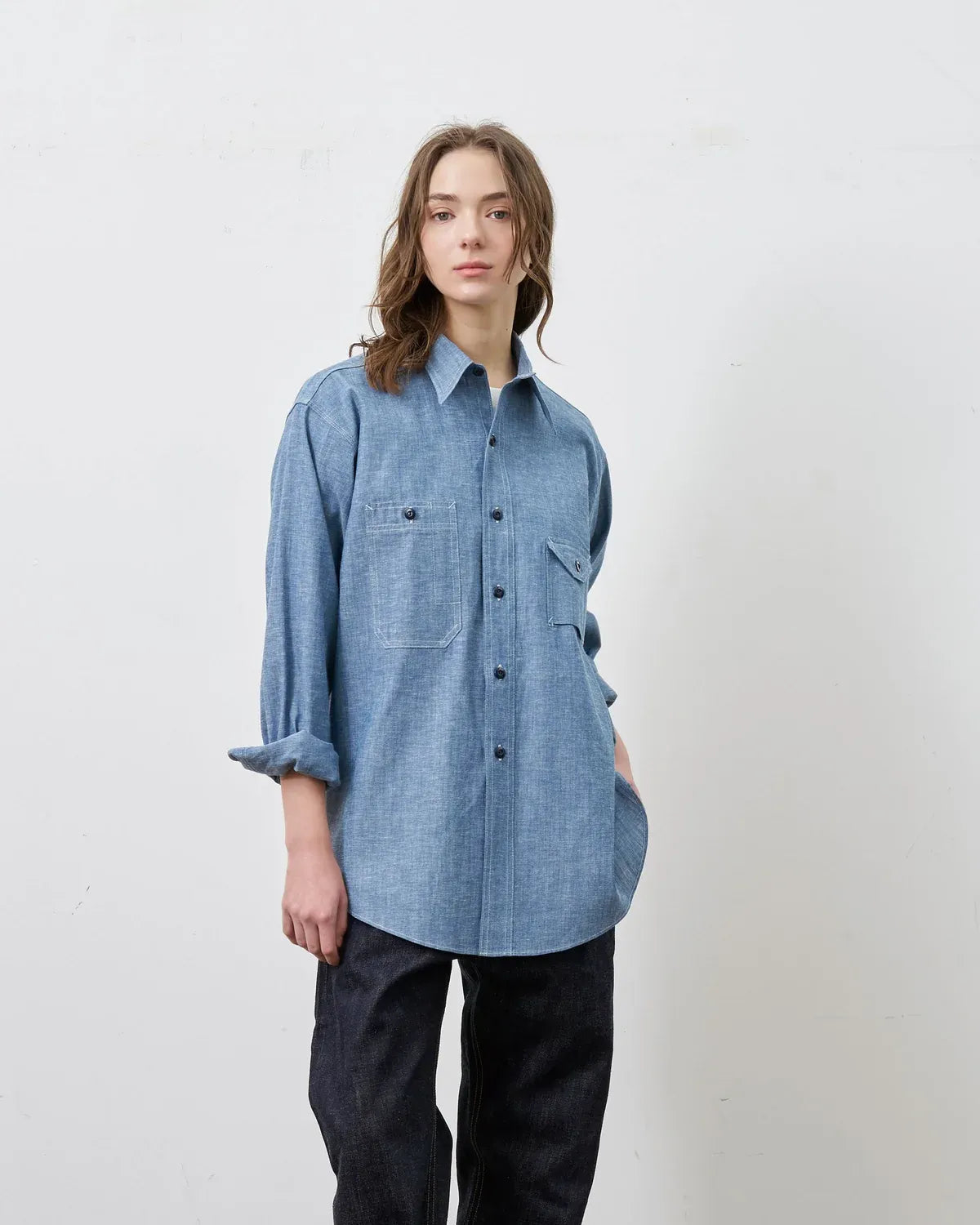BIG YANK / Y1929 CHAMBRAY SHIRT (602-262-01)