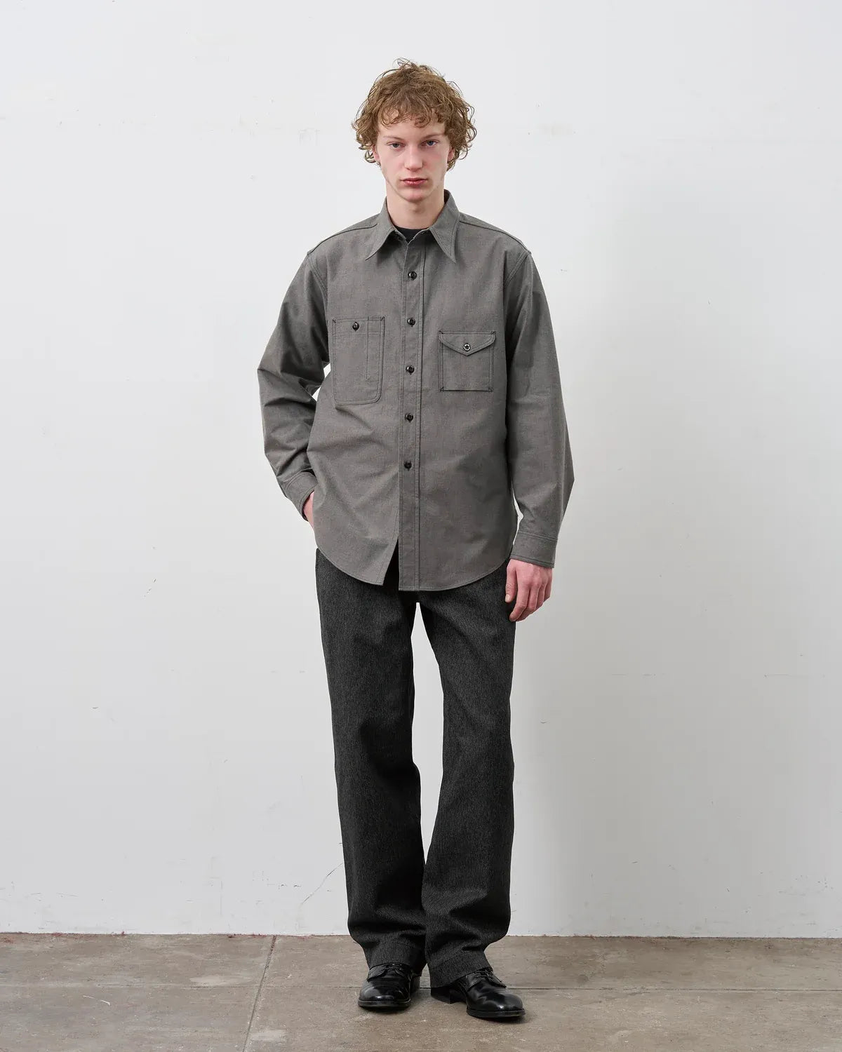 BIG YANK / Y1934 HEATHER CHAMBRAY SHIRT (602-262-02)