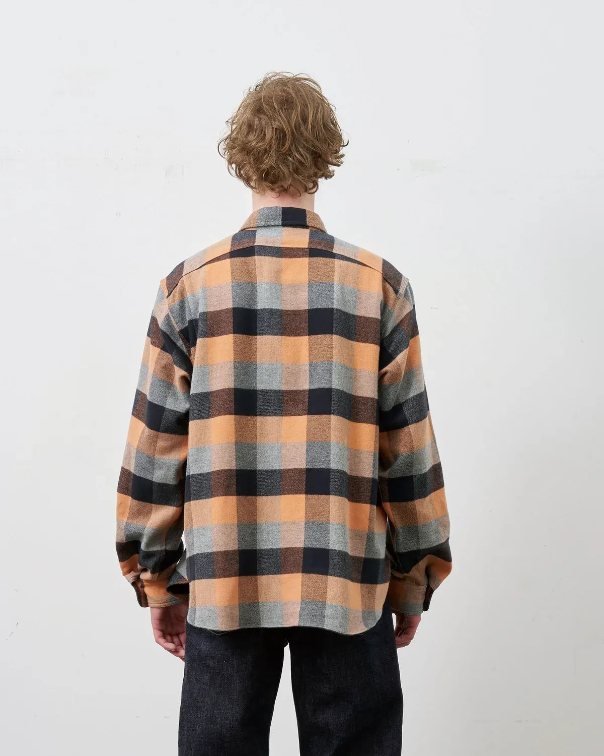 BIG YANK / Y1936 H-ZIP FLANNEL CHECK SHIRT (602-262-03)