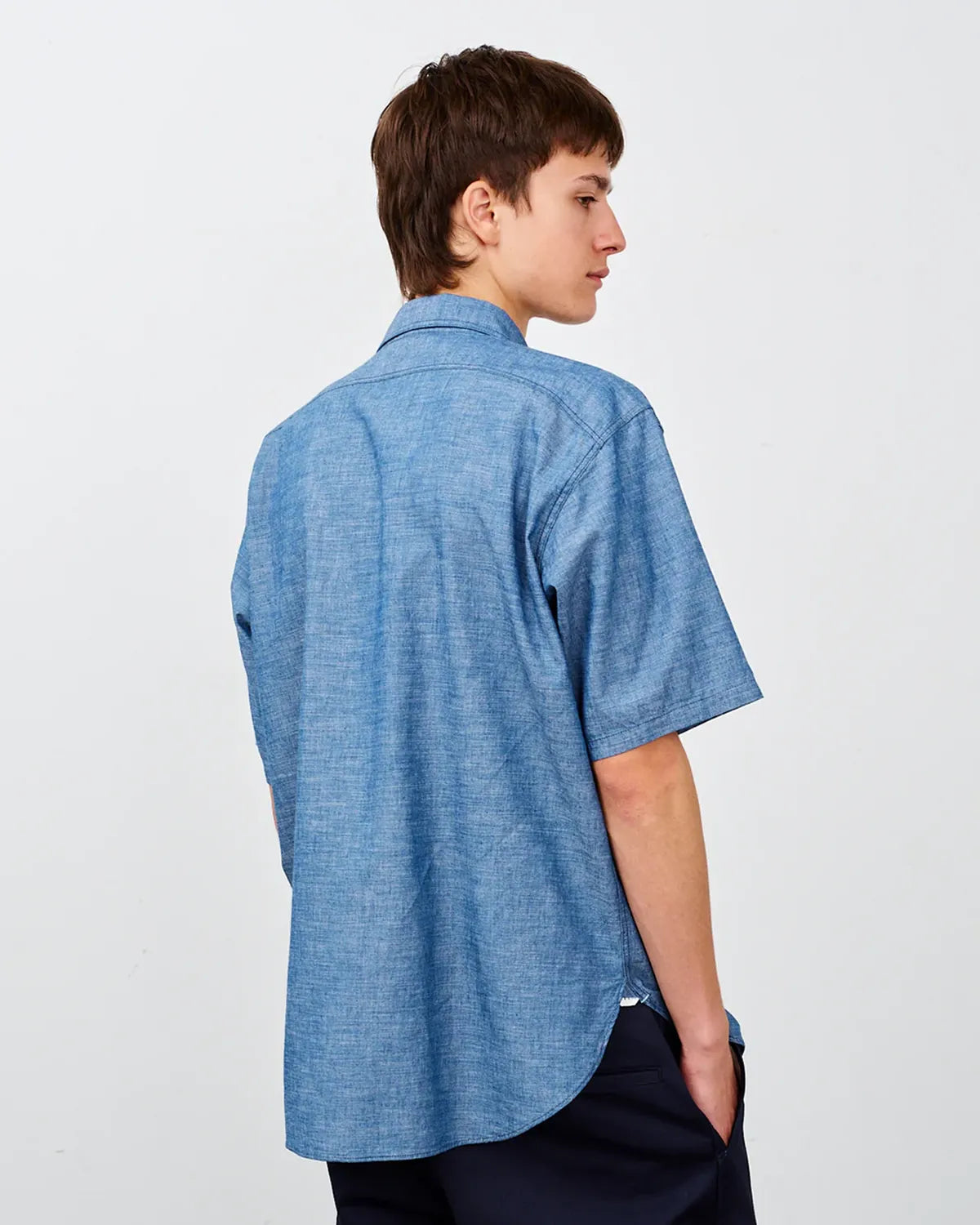 BIG YANK / Y1942 S-SLEEVE CHAMBRAY SHIRT (602-261-05)