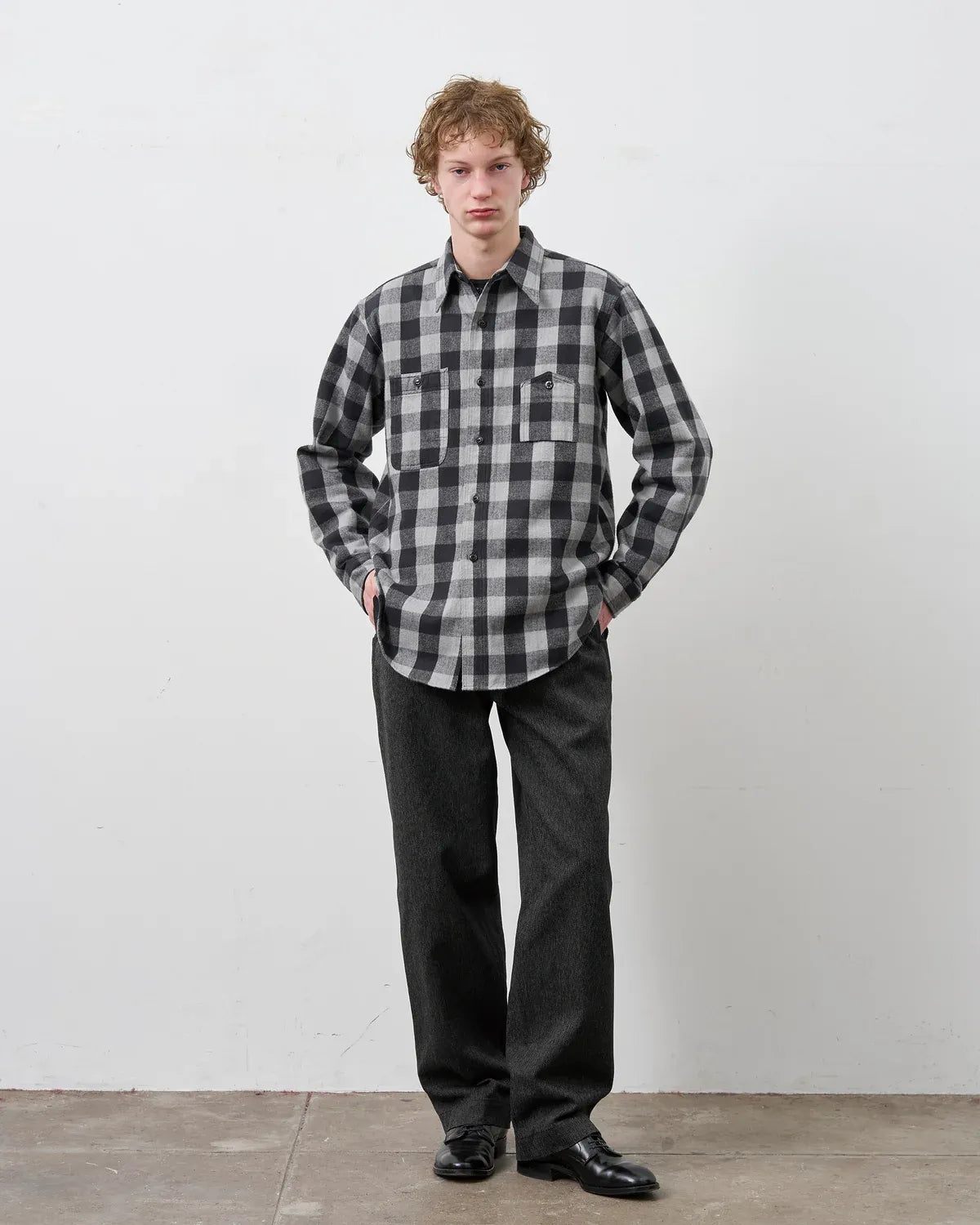 BIG YANK / Y1945 FLANNEL CHECK SHIRT (602-262-04)