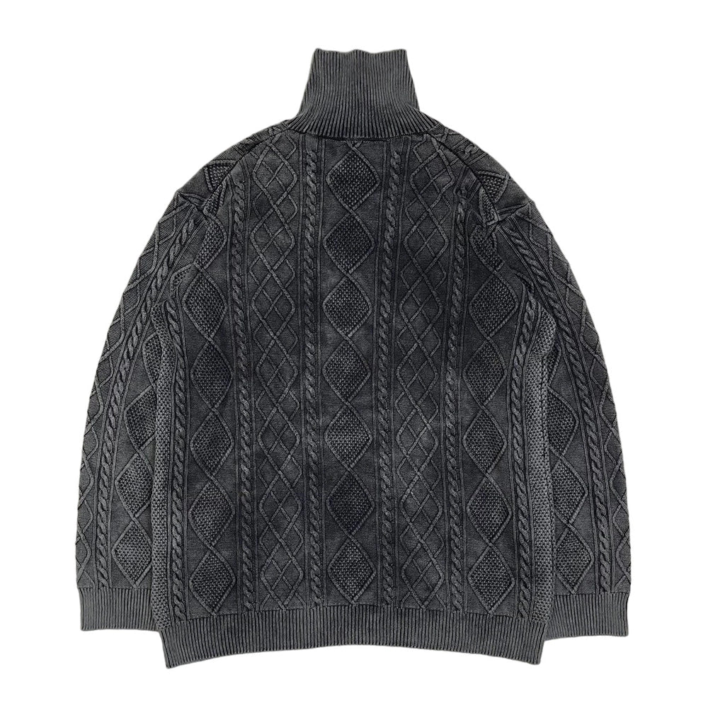 YOHJI YAMAMOTO / HIGH-NECK KNIT (YY-A24-0000-322)