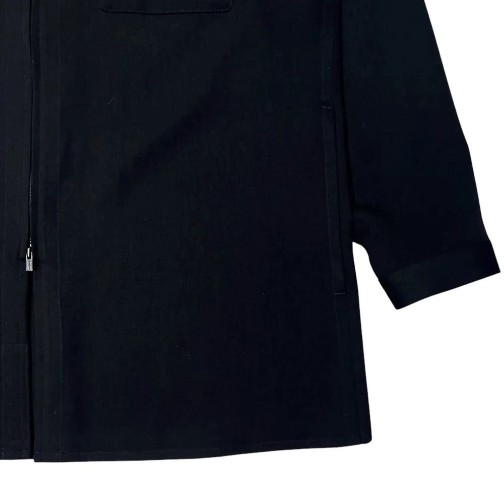 YOHJI YAMAMOTO / LONG ZIP SHIRT (HP-B10-100-2)