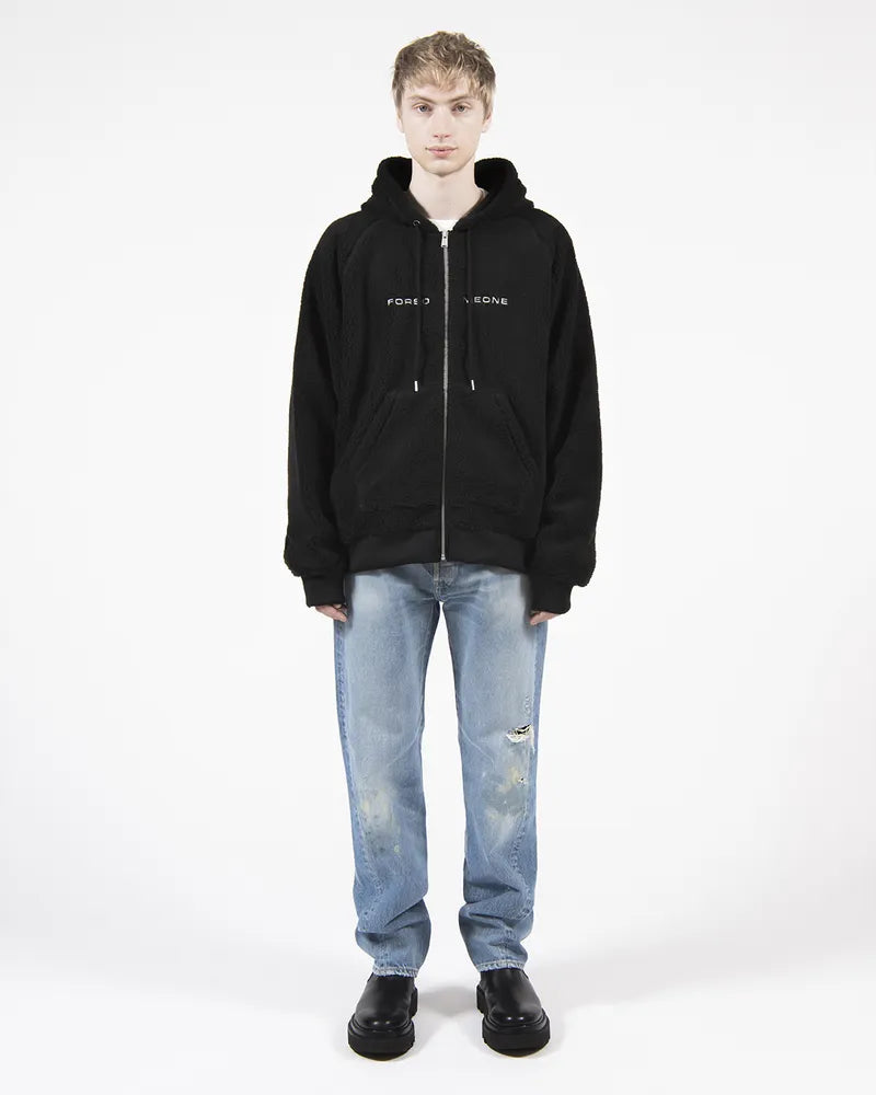 FORSOMEONE / SHERPA FLEECE ZIP HOODIE (78000818)