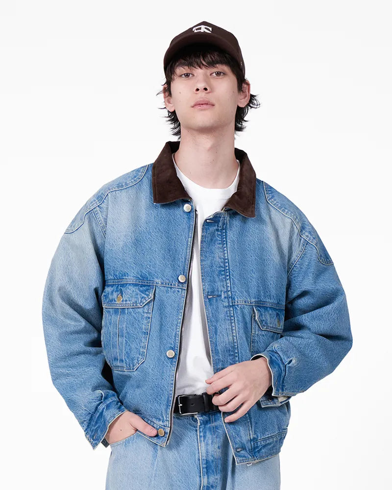 FORSOMEONE / MOTO JACKET DENIM (78000959)