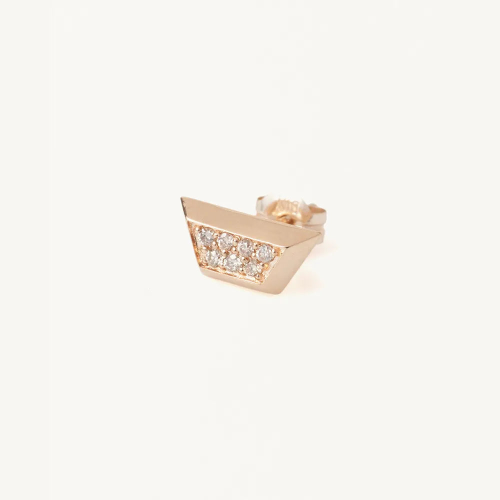 FORSOMEONE / TM DIAMOND EARRINGS GOLD (78001043)