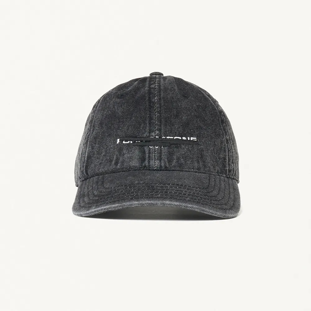 FORSOMEONE / TAPE LOGO BK WASH DENIM CAP (78001122)