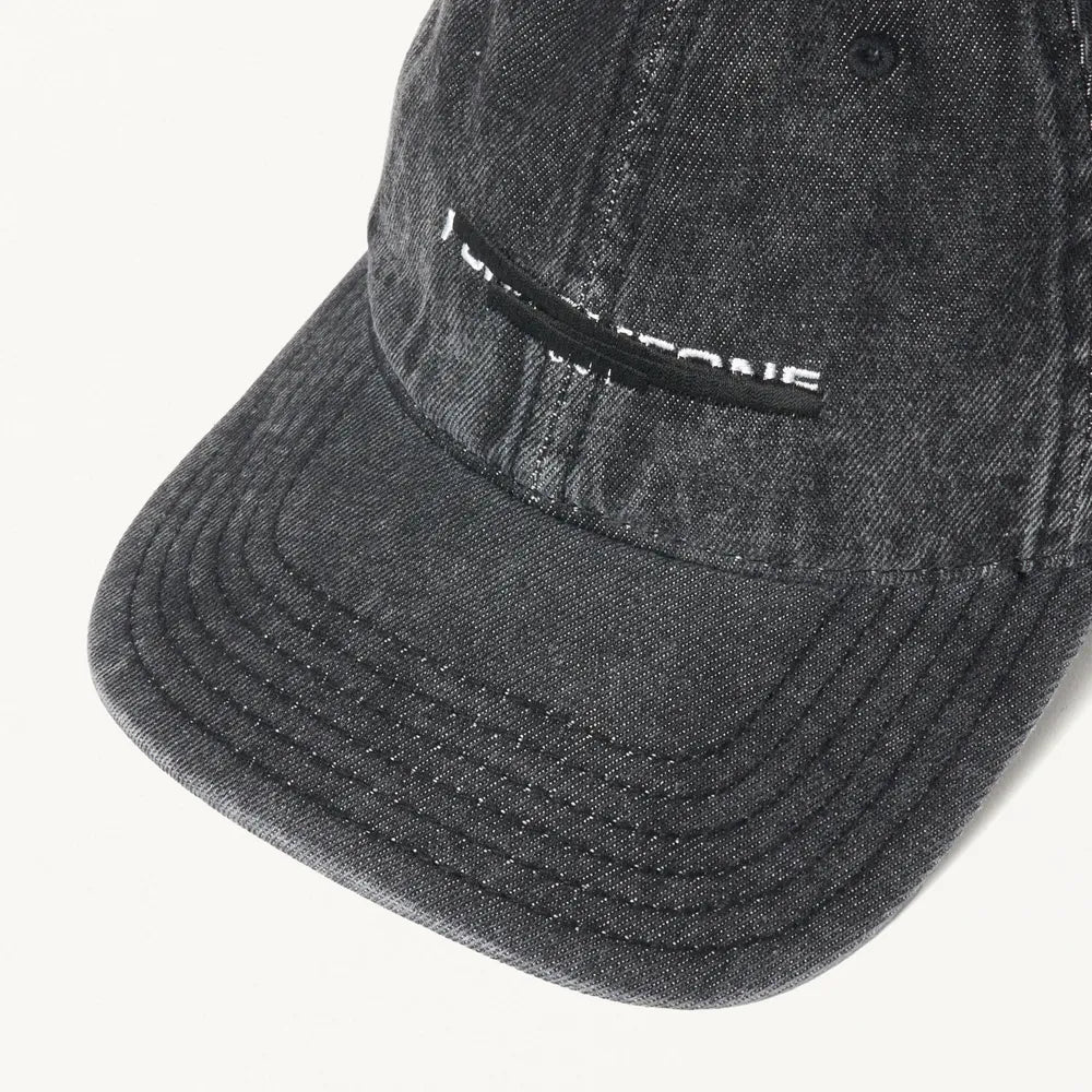 FORSOMEONE / TAPE LOGO BK WASH DENIM CAP (78001122)