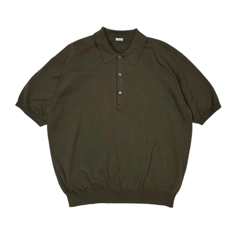 A.PRESSE のCotton Knit Polo Shirts (24SAP-03-09A)