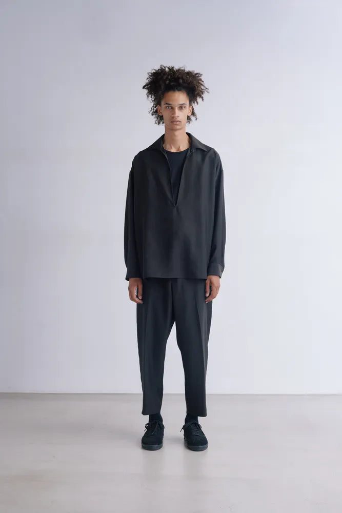 Graphpaper / Wool Cupro Cropped Trousers　