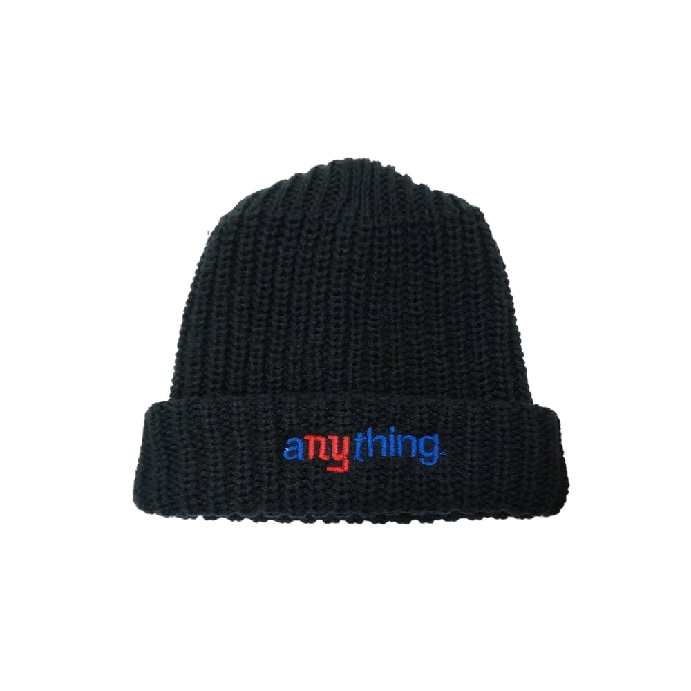 aNYthing の CLASSIC LOGO BEANIE