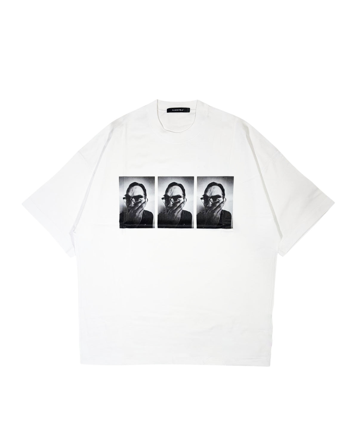 ALMOSTBLACK × YASUHIRO ISHIMOTO / PRINT T-SHIRT (YI-CS10)