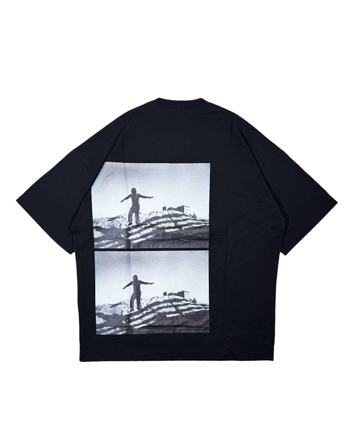 ALMOSTBLACK × YASUHIRO ISHIMOTO / PRINT T-SHIRT (YI-CS11)