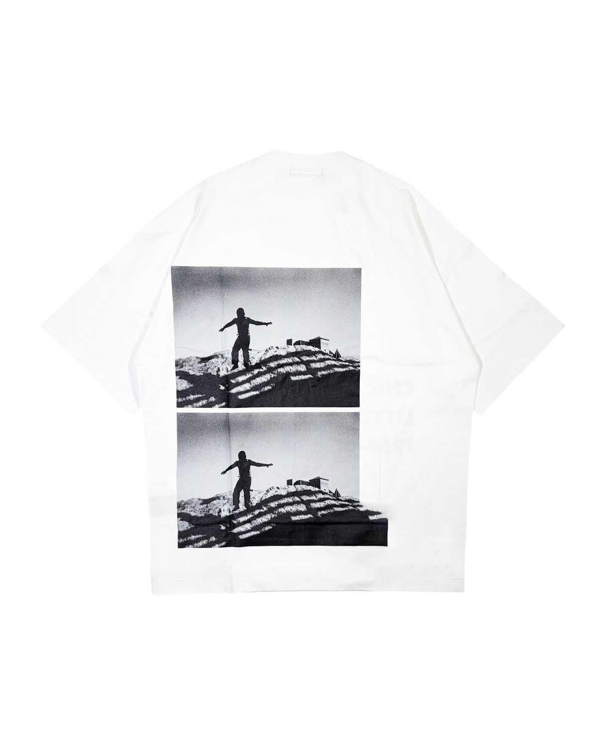 ALMOSTBLACK × YASUHIRO ISHIMOTO / PRINT T-SHIRT (YI-CS11)