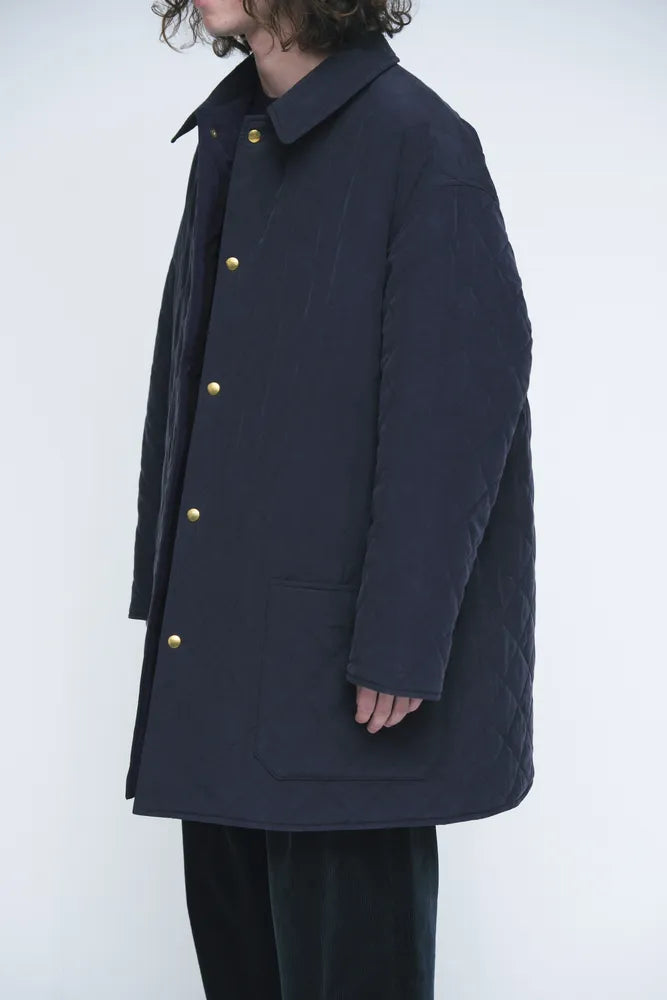 A.PRESSE / Silk Taffeta Quilted Coat (24AAP-01-19H)