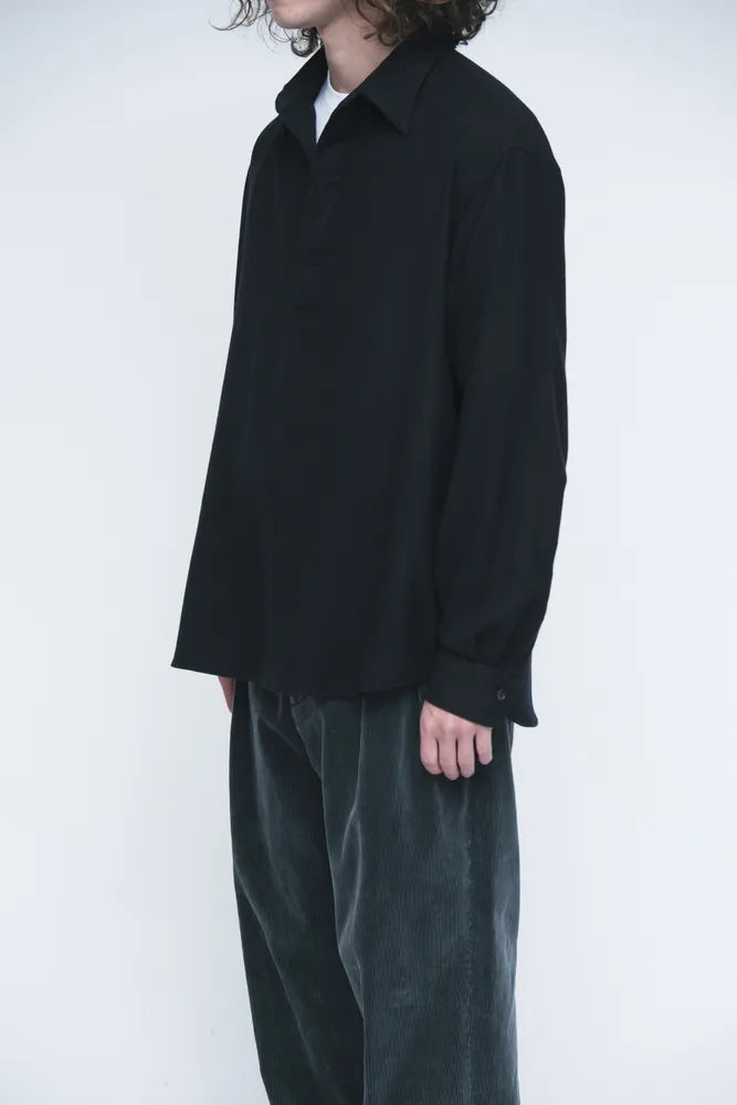 A.PRESSE / Wool Skipper Shirt (24AAP-02-03H)