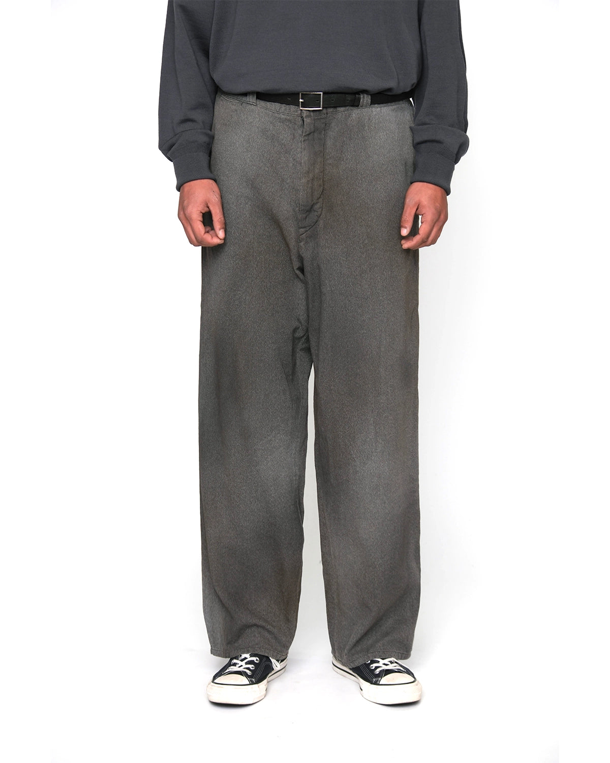 A.PRESSE(アプレッセ) / Vintage Black Chambray Work Pants | 公式