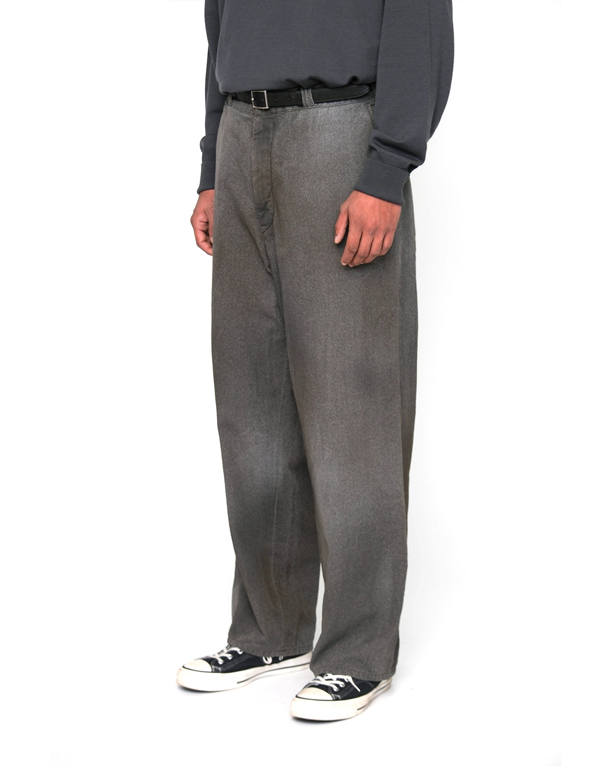 A.PRESSE(アプレッセ) / Vintage Black Chambray Work Pants | 公式