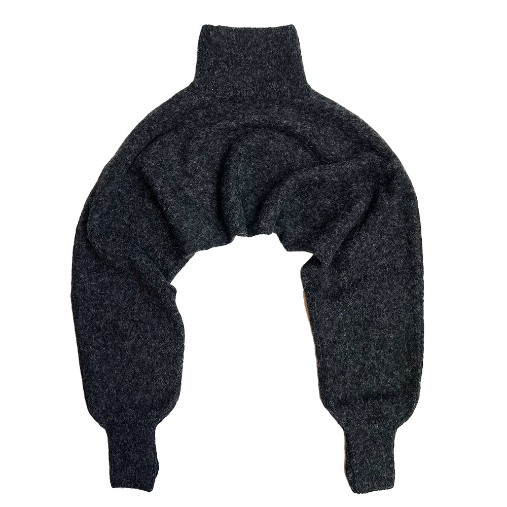 blurhms / Alpaca Turtle-neck Knit Scarf