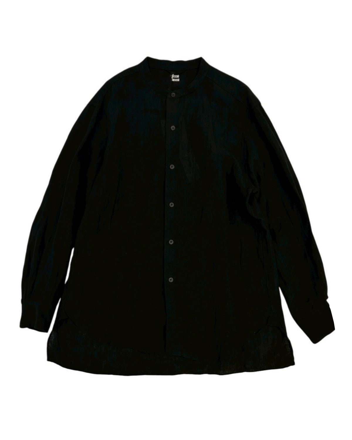 blurhms / Linen Band-collar Shirt (BHS25F021)