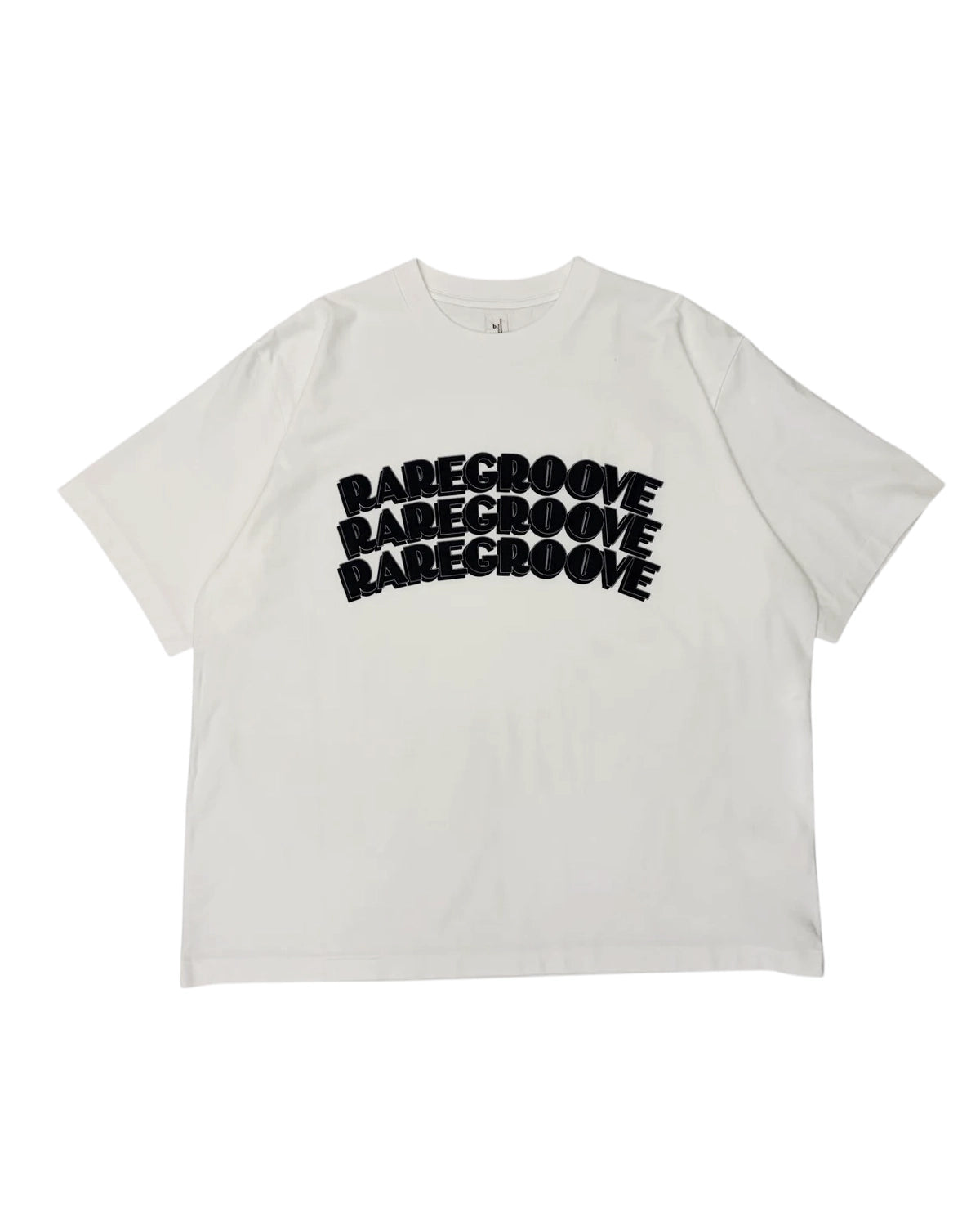 blurhmsROOTSTOCK の RAREGROOVE Print Tee WIDE (bROOTS25S34S26B)