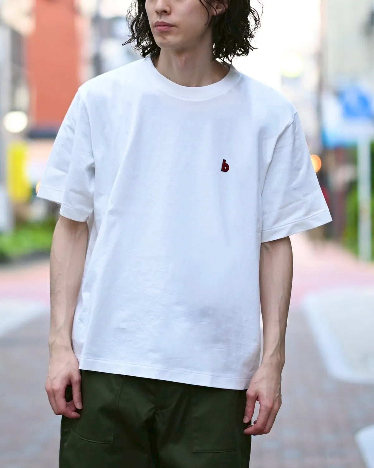 blurhmsROOTSTOCK の b Patch Tee WIDE (bROOTS25S34S26C)