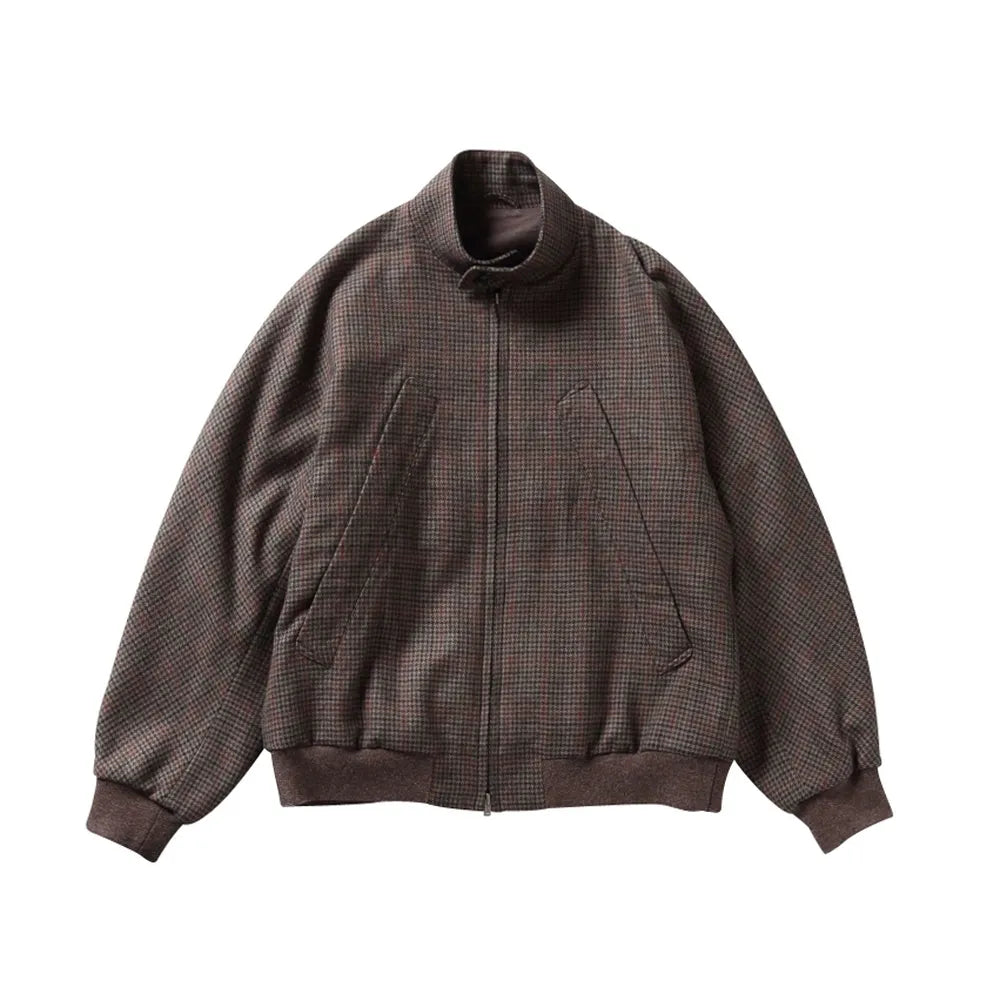 blurhms の Classic Hounsdtooth Harrington Jacket (HS24F027Hdt)