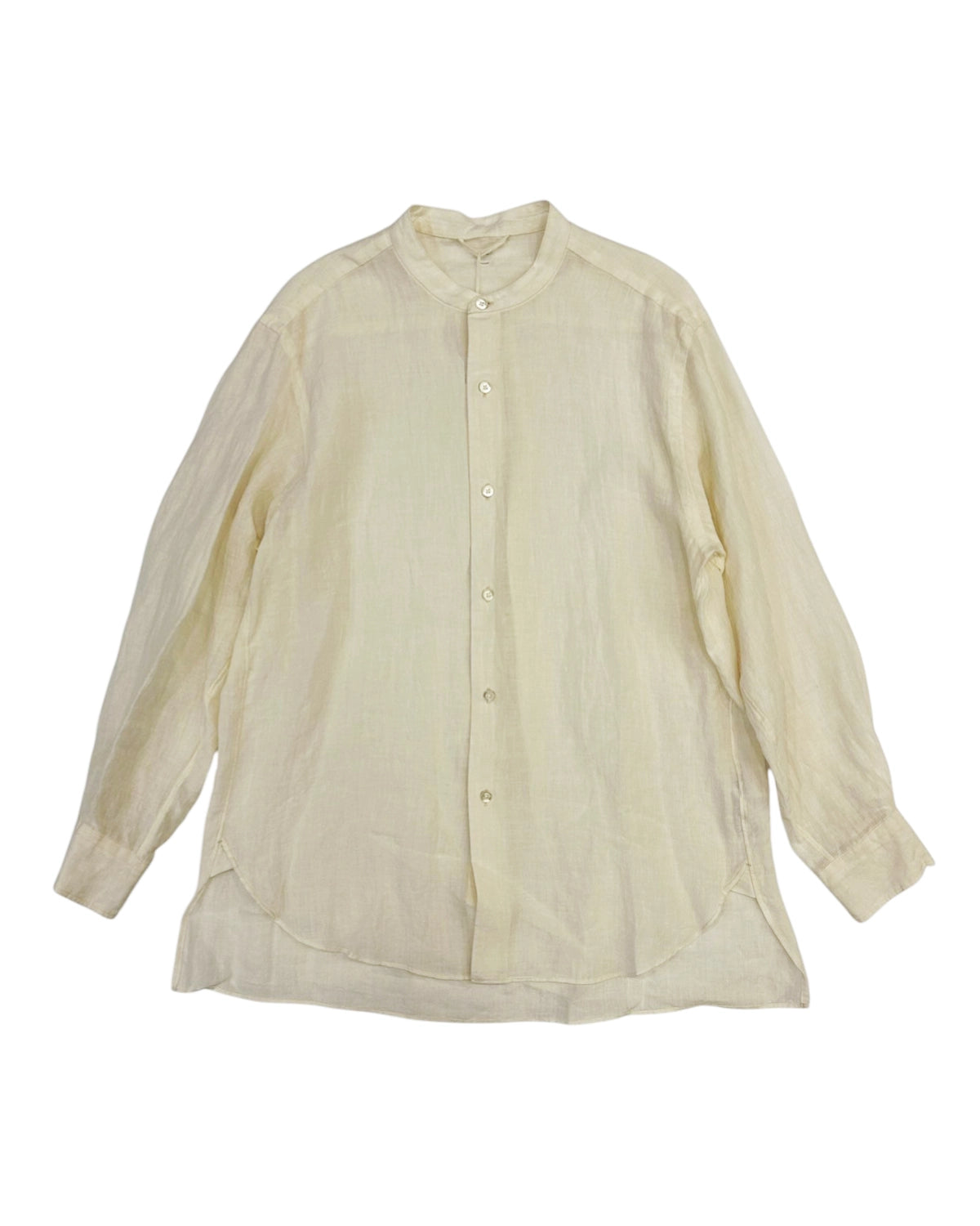 blurhmsのLinen_Band-collar_Shirt_BHS25F021