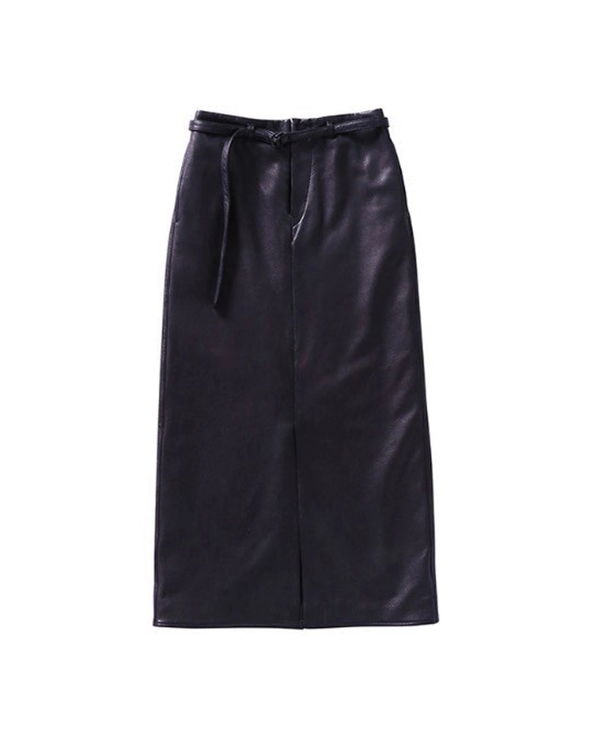 blurhms の Steer Leather Belted Skirt (BHSW25F8)