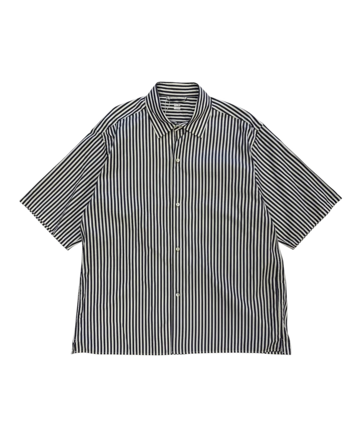 blurhms の Stripe Half-Sleeve Shirt (BHS26S036STR)