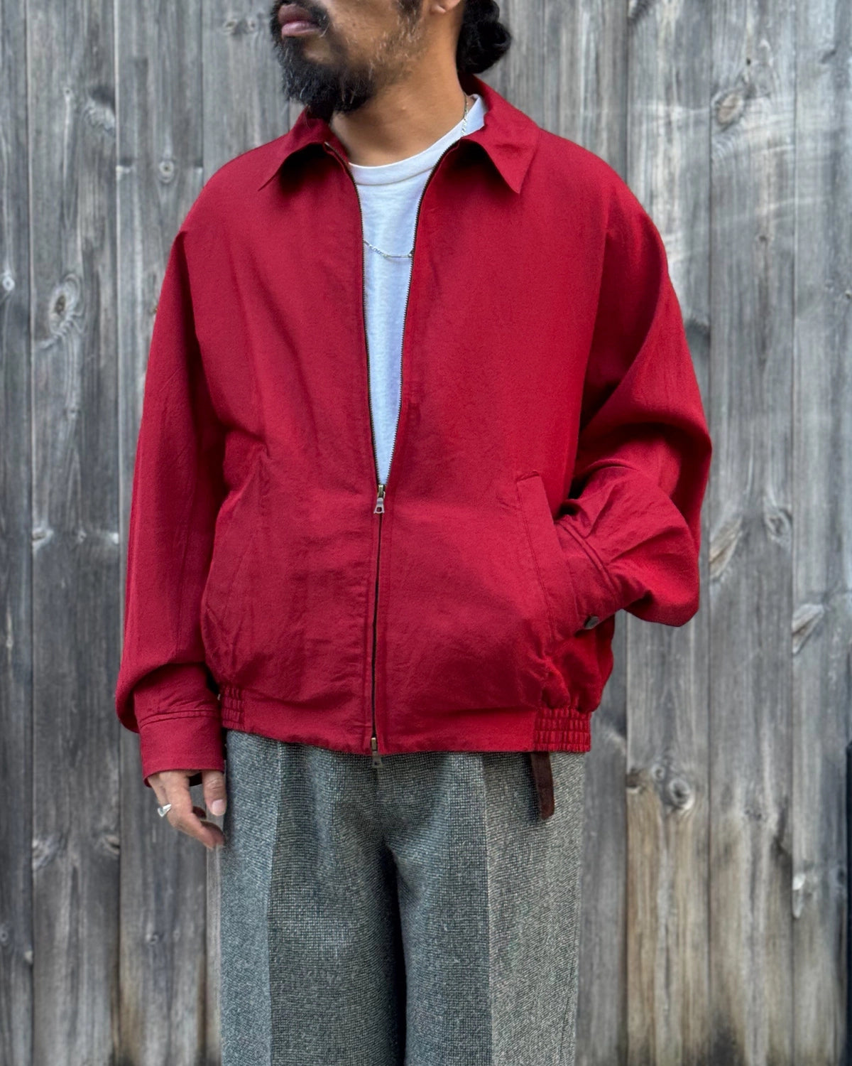 blurhms の Washed Wool Silk Sports Jacket (BHS26F020)