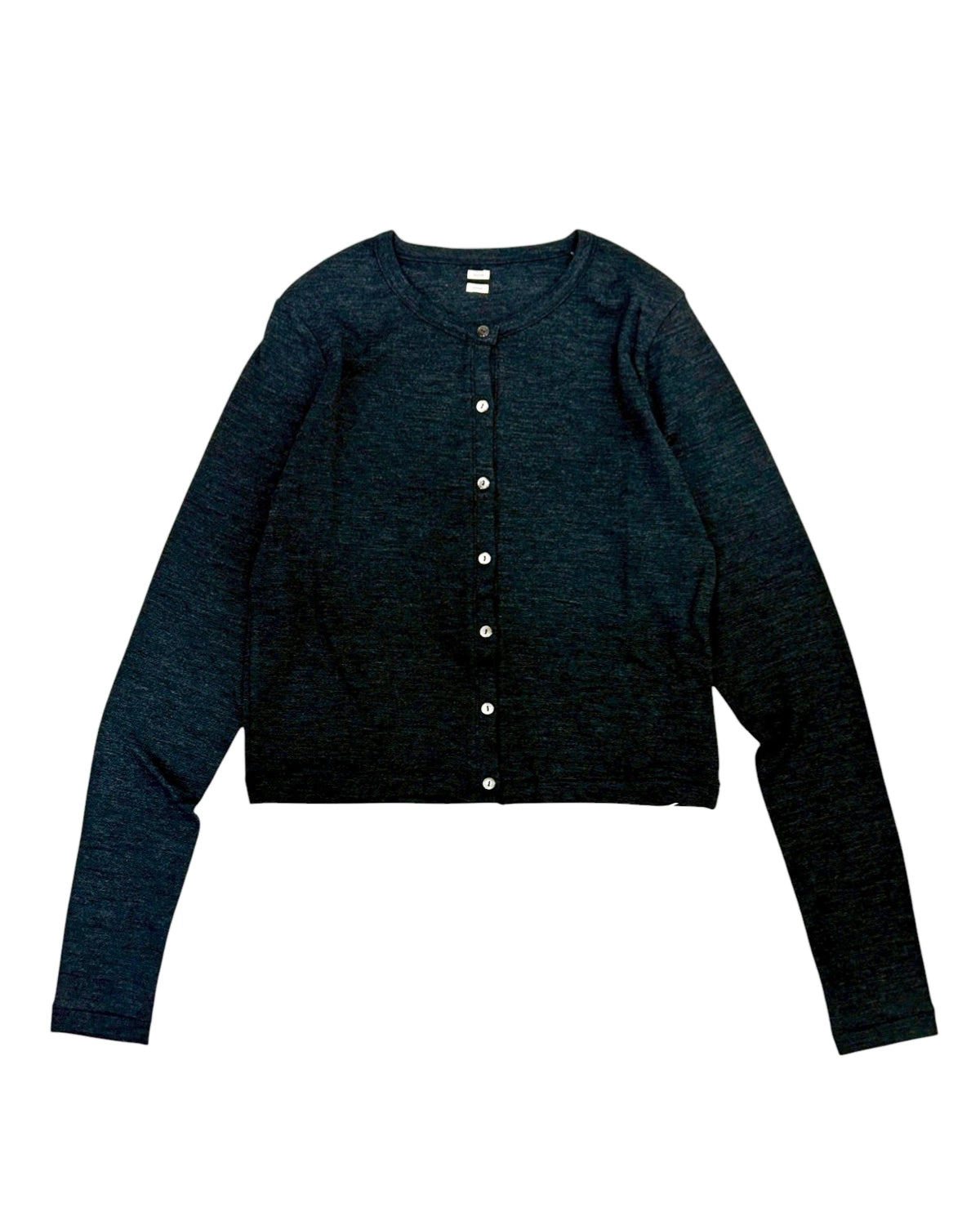 blurhms の Wool Rib Cardigan (BHSW24F13F25)