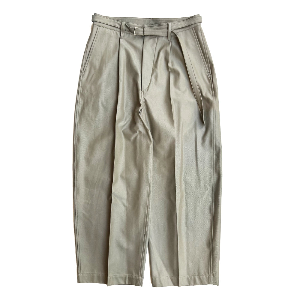 blurhms のDrill Chambray Belted Trousers