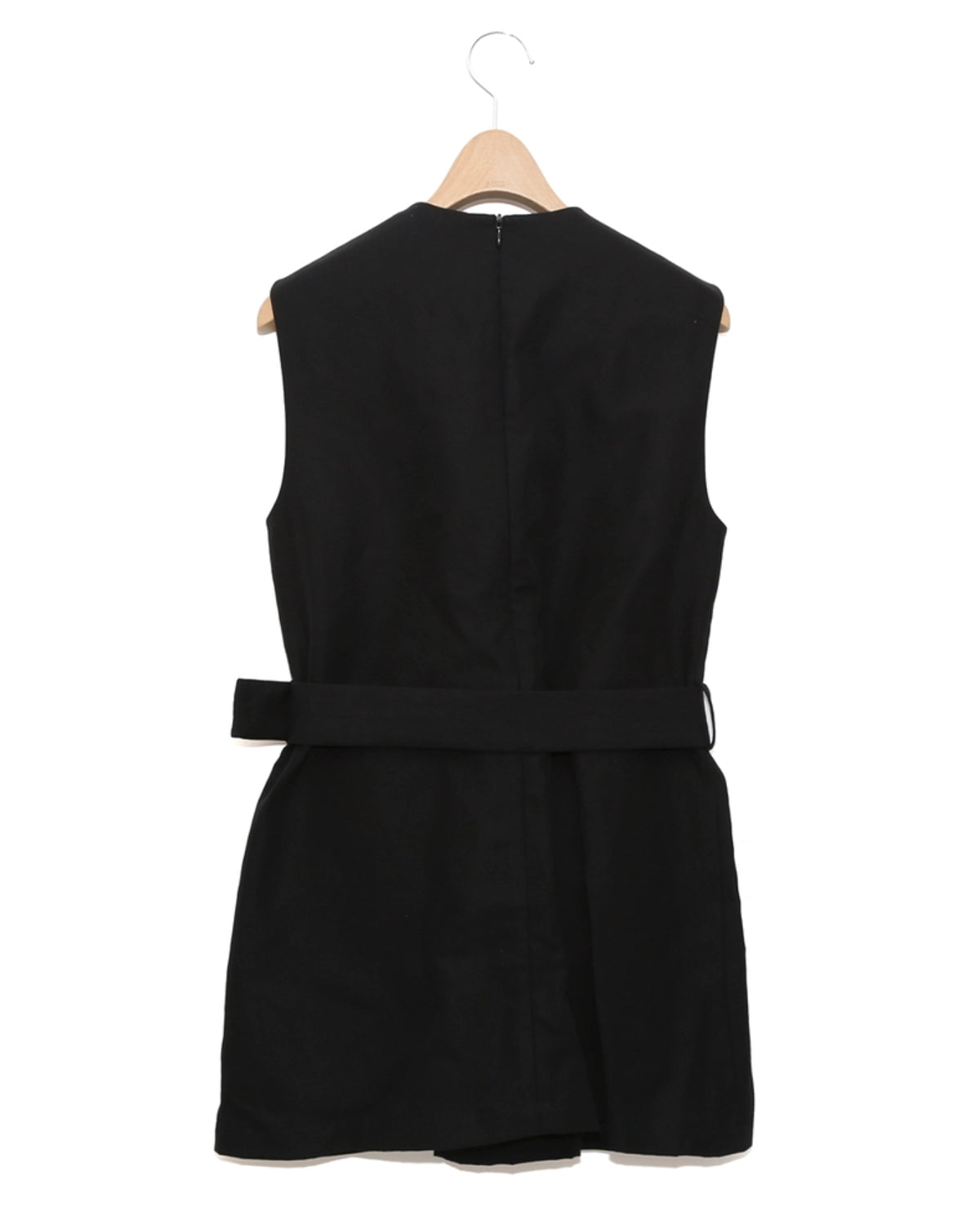 BOWTE / COTTON LINEN BOILE SLEEVLESS BELTED TOPS (261-01-0009)