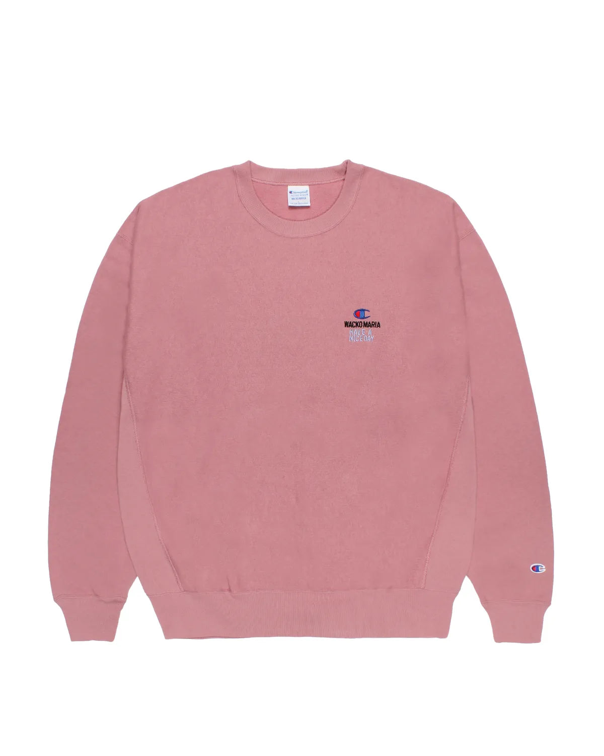 WACKO MARIA × Champion / REVERSE WEAVE CREW NECK SWEAT SHIRT (26FW-WMC-CP04)