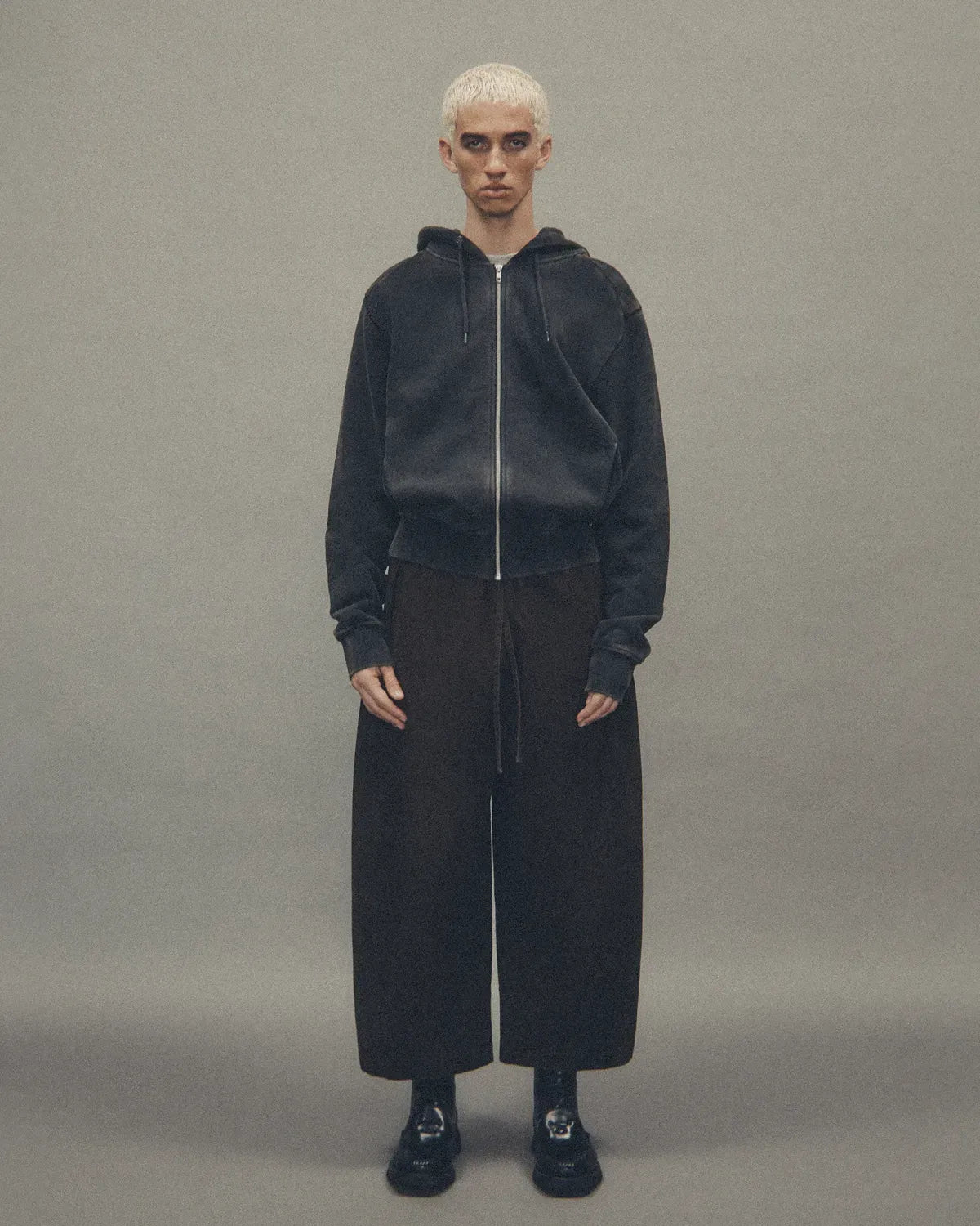 entire studios / SLIM ZIP UP SWEAT PARKA (ESFW26HO03012)