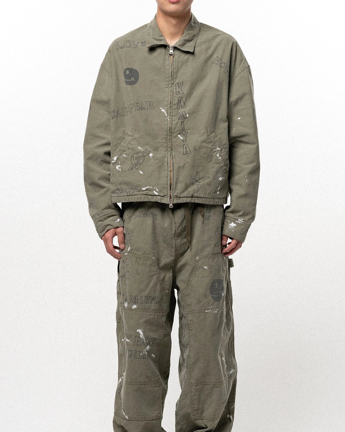 KAMIYA / Graffiti Work Jacket (G16BL022)