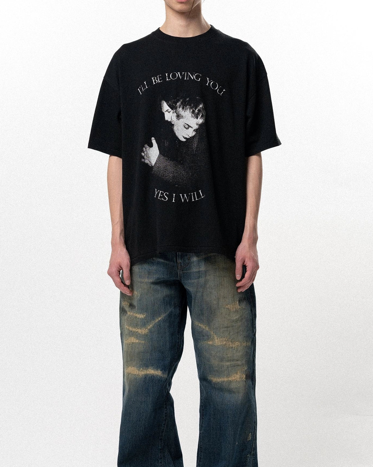 KAMIYA / "LOVING" T-shirt (G16TS095)